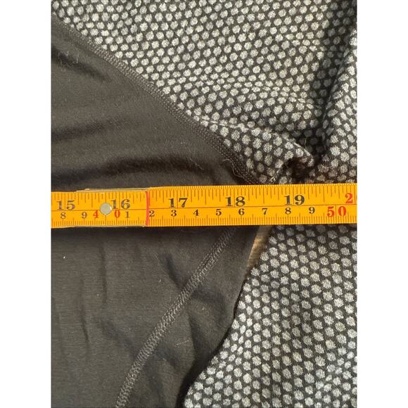 Smartwool Women's Classic Thermal Merino 1/4 Zip Base Layer Shirt - Black Dot L - Picture 8 of 9